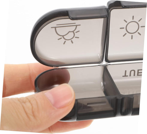 Travel-Friendly Weekly Pill Organizer - NOLITOY Medicine Storage Case