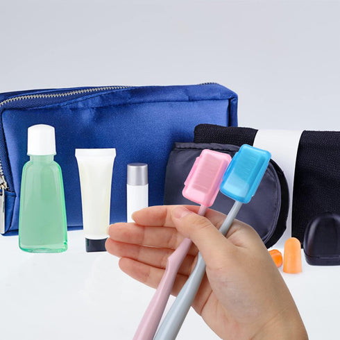 Sliverdew 5 Travel Toothbrush Covers - Colorful Cases for Hygiene