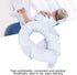 Saluaqui Anti Bedsore Cushion, Adjustable Prevent Bedsore Pillow, Donut Nursing Bed Sore Pad for Elderly Bedridden