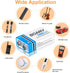 3 PCS 1300mAh 9V Rechargeable Batteries, Long Lasting USB Lithium Battery with 2 in 1 Charging Cable for Smoke