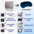 Thin Ergonomic Bucket Seat Lower Lumbar Back Support Pillow Cushion for Office Chair, Car, Truck, Wheelchair, Gaming