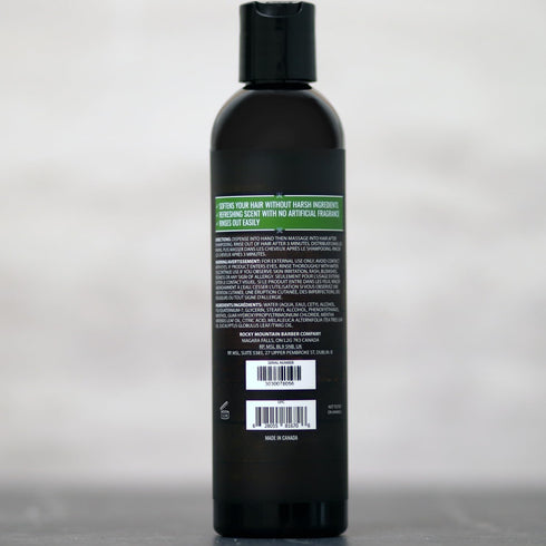 Rocky Mountain Barber Company Men's Conditioner - Tea Tree Oil, Peppermint & Eucalyptus, 8oz for All Hair Types