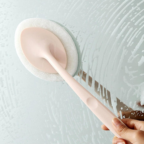 rrrrr 3 Colors Bathtub Cleaning Brush Handheld Toilet Sponge Brushes Floor Ceramic Tile Cleaner Bathroom Brush