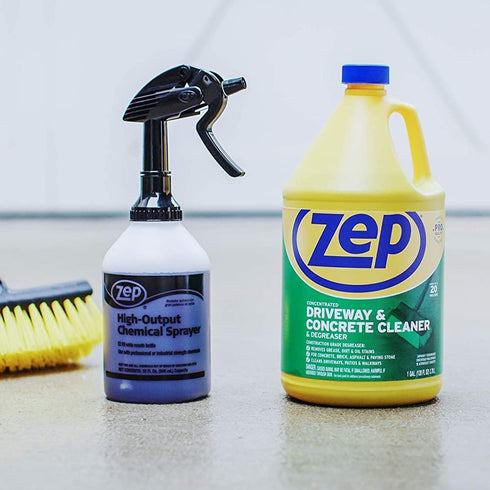 Zep Driveway and Concrete Cleaner and Degreaser Concentrate, 128 ounce ZUCON128