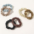 Scrunchies Silk Satin Hair Ties - Elastic Ponytail Holders, Small Scrunchy for Thick Curl Hair, No Crease Accessories