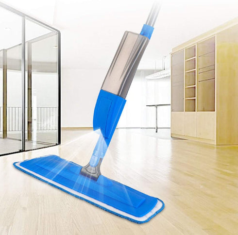 4 Pack Mop Head Replacements, Microfiber Cleaning Pads for Most Spray Mops, Wet & Dry Cleaning