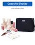 Narwey Makeup Bag Travel Cosmetic Organizer Toiletry Bag with Compartments for Women Girls (Large, Black)