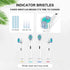 Toothbrush Heads for Oral B, 16 Pack Professional Electric Toothbrush Replacement Heads with Medium Soft DuPont Bristles