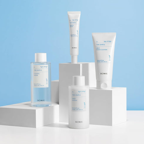 SCINIC The Simple Daily Lotion, Vegan Face Lotion for Sensitive Skin, pH-Balanced Moisture Lotion with Madecassoside.