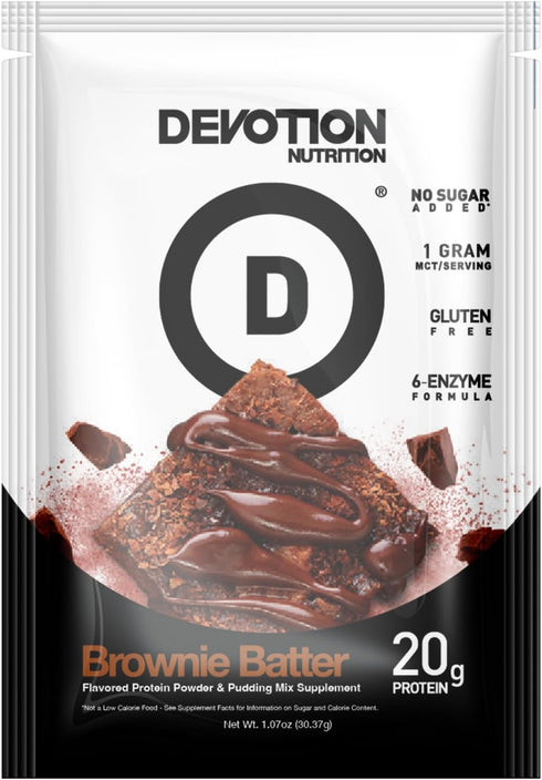 Devotion Nutrition Protein Powder Blend | Gluten Free, Keto Friendly, No Added Sugars | 1g MCT | 20g Whey & Micellar