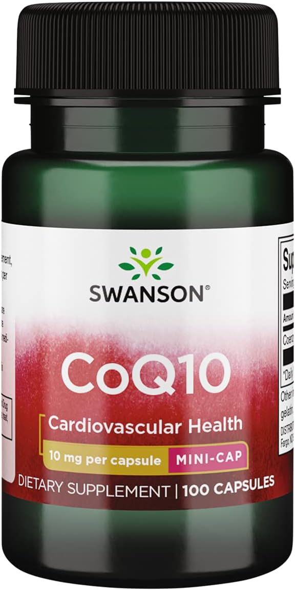 Swanson CoQ10 - 10 Milligrams - 100 Capsules