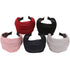 LONEEDY 5 Pack Wide Hard Headband with Teeth for Women & Girls, Pleated Cloth Fabric Hair Hoop