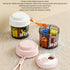 QXMYGSLSD 2Pcs 4 Weekly Pill Organizer Arthritis Friendly, BPA Travel Day Pill Box Design and Large Compartment to Hold