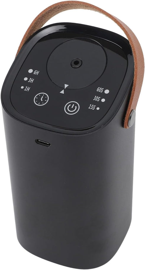 Hamwesh 2000mAh Nozzle Waterless Essential Oil Diffuser, Battery Portable Dual Aromatherapy Diffuser, Rechargeable Oil