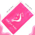 Satin Bags with Drawstring for Bundles, Wigs, Hair Extensions, Tools - 6 PCS Pink Soft Silk Pouches