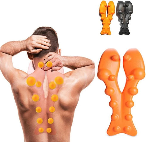 SWZEC Neck Lobster Massager for Trigger Point Relief - Black