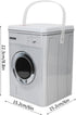 Portable Laundry Detergent Powder Storage Box with Cute Design