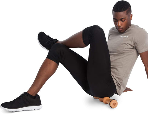 Body Back Wood Back Roller - Spine Stretcher & Aligner for Back Pain Relief and Muscle Recovery