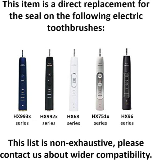 SMTHOME 1 Set HX9340 HX939B HX6710 HX6930 HX993L HX993W HX99XX Electric Toothbrush Waterproof Sealing Parts Sealing