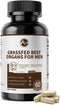M inch Beef Organs Supplement, Beef Liver Capsules, with Kidney, Pancreas, Tribulus