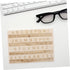 KOMBIUDA Braille Alphabet Learning Board - Portable Educational Tool