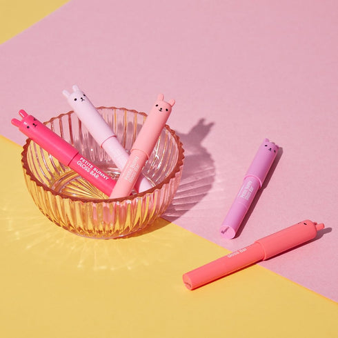 TONYMOLY Petit Bunny Lip Gloss for Women, Long Lasting Lip Crayon, Juicy Peach