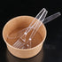 300 Count Clear Plastic Silverware, Heavy Weight Disposable Forks, Spoons, Knives Cutlery Set for Party Supplies