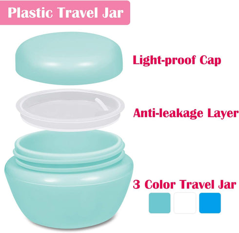 Selizo Travel Bottles Containers Silicone and Plastic with TSA Approved Toiletry Case
