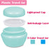 Selizo Travel Bottles Containers Silicone and Plastic with TSA Approved Toiletry Case