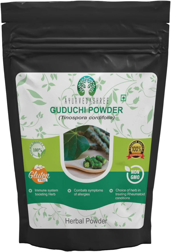 Guduchi Powder 100 Gm | Ayurvedic Herbal Immune Support, 100% Natural, Non-GMO, Gluten Free