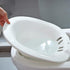 SUZEPER Sitz Bath Tub Over The Toilet, Babies Bath Seat Plastic Toilet Seat, Portable Foldable Hanging Toilet Sitz Bath