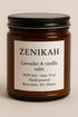 ZENIKAH 8 oz Luxury Scented Candle Hand-Poured Soy Wax | Aromatherapy Candle for Relaxation, Stress Relief & Home Dcor