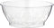 Blue Sky Simcha Collection Crystal Clear 6 Oz Plastic Bowls, 50 Count Disposable Elegance for Special Occasions