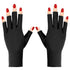 Pimoys UV Gloves for Gel Manicures, Fingerless UV Light Gloves for Gel Nails, UV Protection Manicure Gloves