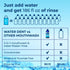 2-in-1 Water Flosser Rinse & Mouthwash, Mint Flavor, Concentrate 1:10, Alcohol Free, Fluoride Free (Pack of 1 - 186