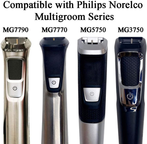 Replacement Trimmer Head Mini Foil Blade Cutter Compatible with Philips Norelco Shaver Multigroom Model MG7750,MG7770,MG7790,MG7791,MG3750,MG5750,BT5511 Shaver Attachment Replacement Part