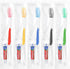 Disposable Toothbrushes with Toothpaste and Floss, 30pcs Individually Wrapped Travel Toothbrushes, Bulk for Homeless,