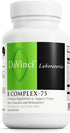 DAVINCI Labs B Complex-75 - 60 Capsules - Supports Relaxation and Proper Nerve Function*