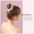 MTSNOO 100% Pure 22 Momme Mulberry Silk Scrunchies for Hair & Sleep, 4 Pack, Rosy Pink