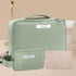 Queboom Travel Makeup Bag, Cosmetic Bag Toiletry Bag for Women and Men (Green-3pcs)