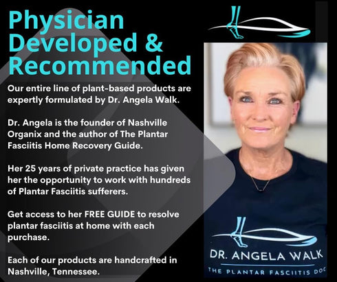 Dr. A's Plantar Fasc-X Essential Oil Blend, Natural Support for Foot, Fasciitis, Arch & Heel Spur Cream