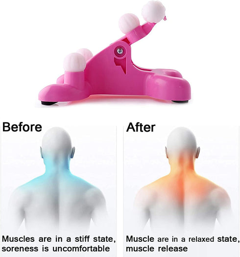 Pricexes 6 Neck Traction Device, Tension Headache Relief Prouduct for Neck, Neck Massager with Trigger Point Therapy