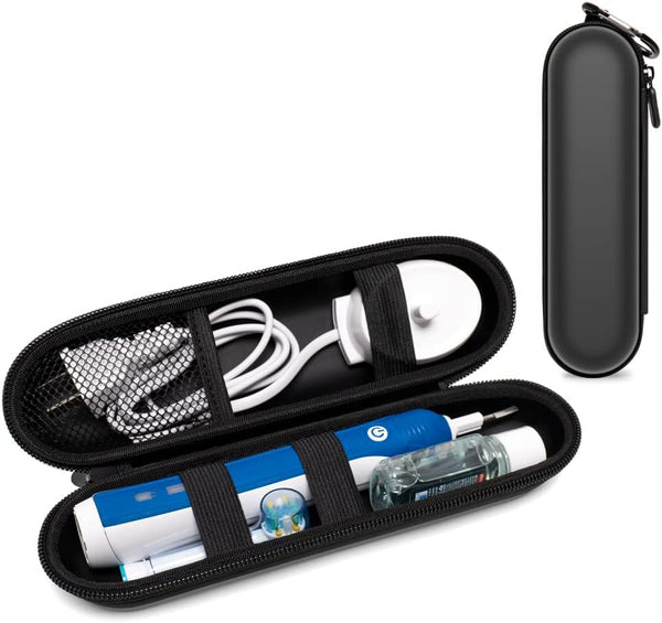 Nincha EVA Electric Toothbrush Case - Durable Hard Shell Travel Case with Mesh Pocket for Most Powered Toothbrushes