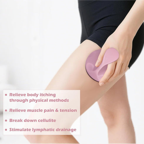 iunxkmi Lymphatic Massage Roller for Cellulite Remover Body Sculpting - Handheld Cellulite Massage Tool for Body Bloat