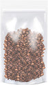 Clear Zipper Stand Up Pouch Bag, 100Pcs 7.0x10.2 Heat Sealable Zip Lock Snack Food Tea Packing Pouches