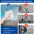 zxbaers 3-10MM, Magnet Window Cleaner Tool, Magnetic Glass Cleaner with Anti-Falling Rope for Glass Thickness Window