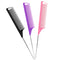 Rat Tail Combs Set: 3Pcs Long Steel Pin Teasing Combs for Salon Hair Stylists, Metal Parting Combs