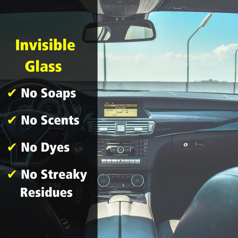 Invisible Glass 91164-6PK, 19-Ounce Premium Glass Cleaner for Auto and Home, Streak-Free Shine, Pack of 6