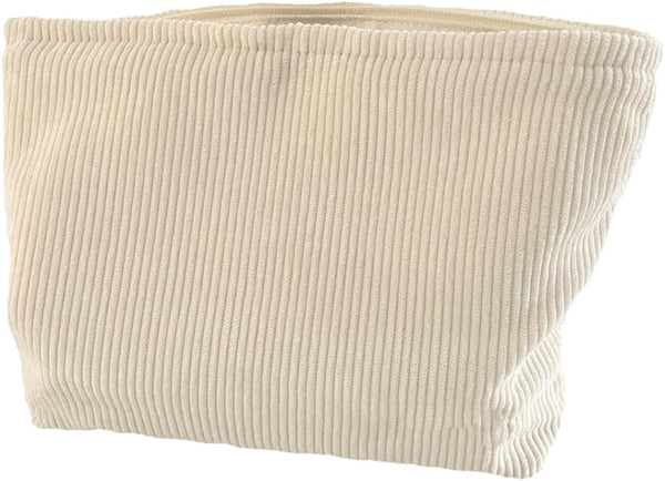 SxoSyo Cosmetic Bags for Women, Large Capacity Makeup Bag, Travel Toiletries Zipper Storage Pouch (Corduroy, White)