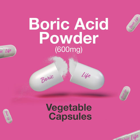 NutraBlast Boric Acid Vaginal Suppositories - 100% Pure Made in USA (60 Count)
